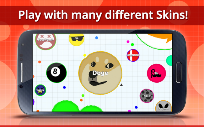 Agario (App เกมส์เอาชีวิตรอดของเซลล์ตัวน้อย ฟรี) : 