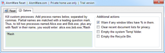 ดาวน์โหลดโปรแกรม AlomWare Reset