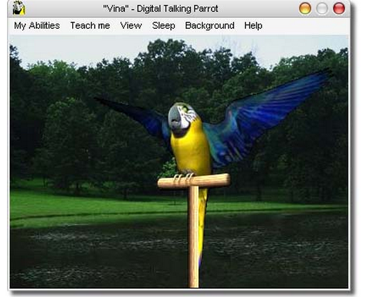 โปรแกรมพักหน้าจอ AV Digital Talking Parrot screensaver โปรแกรมพักหน้าจอ AV Digital Talking Parrot screensaver