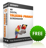 AV Digital Talking Parrot Screensaver (สกรีนเซฟเวอร์ นกแก้วพูดได้) : 