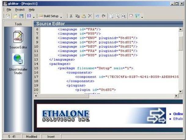 โปรแกรมสร้างระบบตั้วติดตั้ง Ghost Installer Studio
