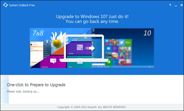 โปรแกรมสำรองข้อมูล EaseUS System GoBack โปรแกรมสำรองข้อมูล EaseUS System GoBack