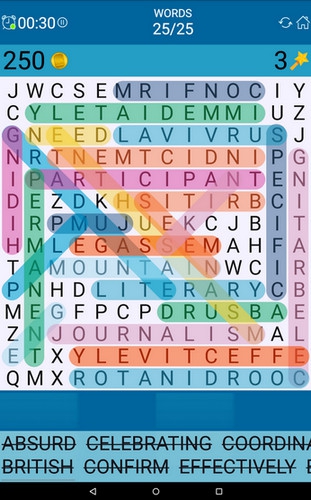 App เกมส์คำศัพท์ภาษาอังกฤษ Word Search