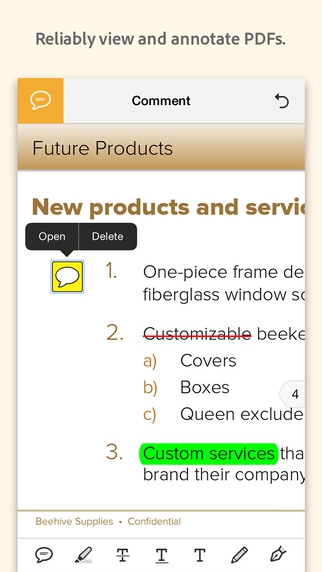App เปิดไฟล์พีดีเอฟ Adobe Acrobat Reader for Mobile App เปิดไฟล์พีดีเอฟ Adobe Acrobat Reader for Mobile