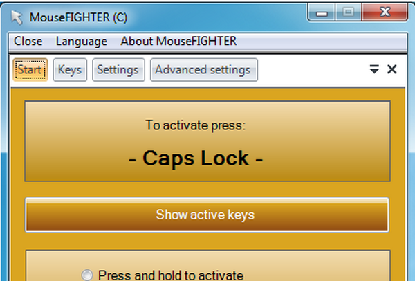 โปรแกรมควบคุมเมาส์ด้วยคีย์บอร์ด MouseFIGHTER โปรแกรมควบคุมเมาส์ด้วยคีย์บอร์ด MouseFIGHTER