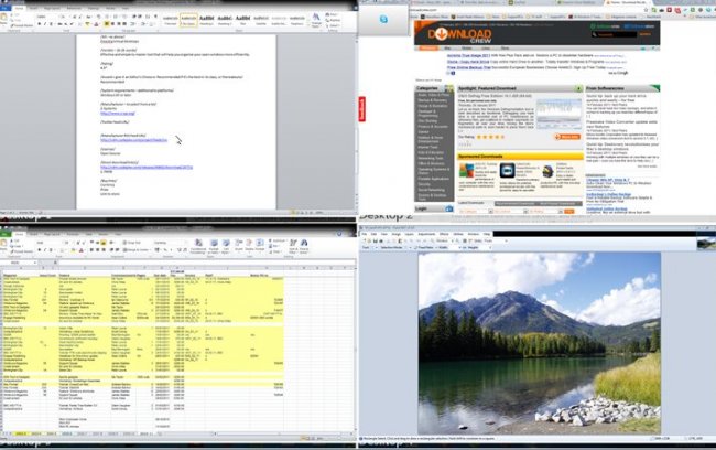 โปรแกรมเปิดหลายหน้าจอ Finestra Virtual Desktops