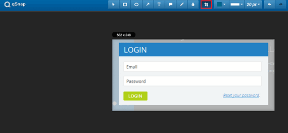 โปรแกรมจับภาพหน้าจอ qSnap