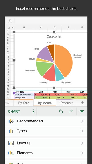 Microsoft Excel (App สเปรดชีต สร้างตารางคิดเลข) : Microsoft Excel (App สเปรดชีต สร้างตารางคิดเลข) :