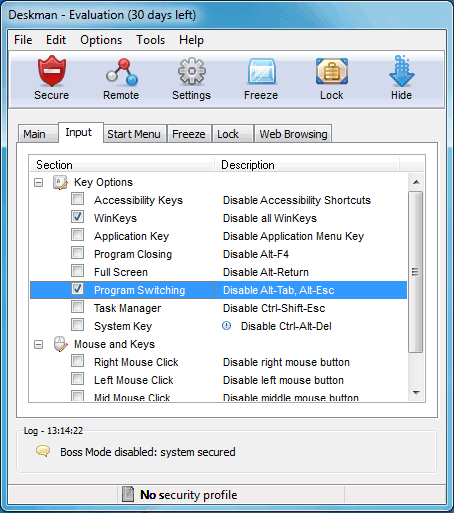 โปรแกรมดูแลระบบความปลอดภัยคอมพิวเตอร์ Deskman โปรแกรมดูแลระบบความปลอดภัยคอมพิวเตอร์ Deskman