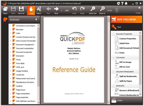 โปรแกรมแปลงไฟล์ Debenu PDF Tools