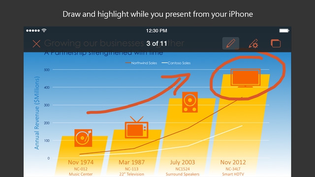 App นำเสนองาน Microsoft PowerPoint