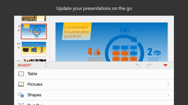 Microsoft PowerPoint (App พรีเซนเทชั่น งานนำเสนอ) : 