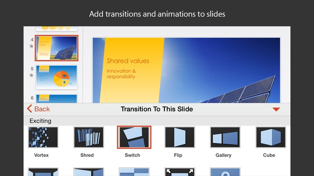 Microsoft PowerPoint (App พรีเซนเทชั่น งานนำเสนอ) : 