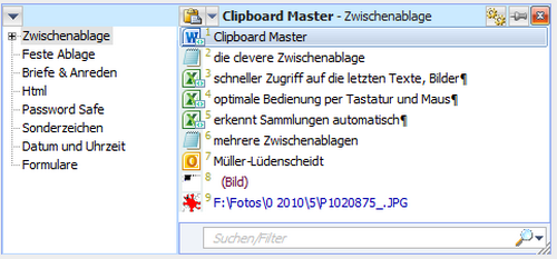 โปรแกรมจัดการคลิปบอร์ด Clipboard Master