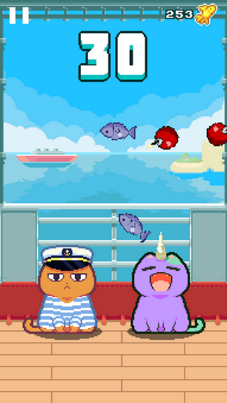 Nom Cat (App เกมส์แมวเลือกกินปลา ไม่กินระเบิด) : Nom Cat (App เกมส์แมวเลือกกินปลา ไม่กินระเบิด) :