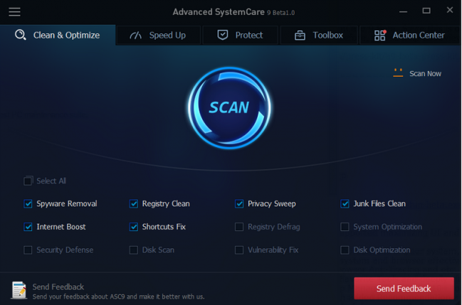 โปรแกรมเร่งความเร็วเครื่อง Advanced SystemCare Free โปรแกรมเร่งความเร็วเครื่อง Advanced SystemCare Free