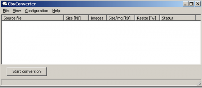 โปรแกรมแปลงไฟล์ CbxConverter