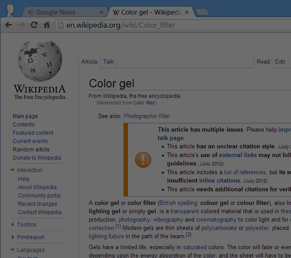 ColorVeil (โปรแกรม ColorVeil ปรับแสงจอคอมพิวเตอร์ ถนอมสายตา) : ColorVeil (โปรแกรม ColorVeil ปรับแสงจอคอมพิวเตอร์ ถนอมสายตา) :