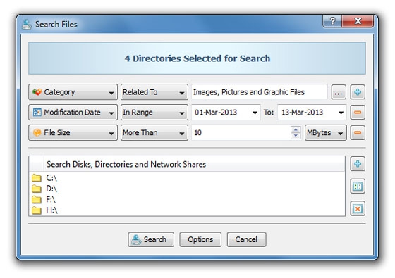 VX Search (โปรแกรมค้นหาไฟล์ ตามประเภท หมวดหมู่) : 