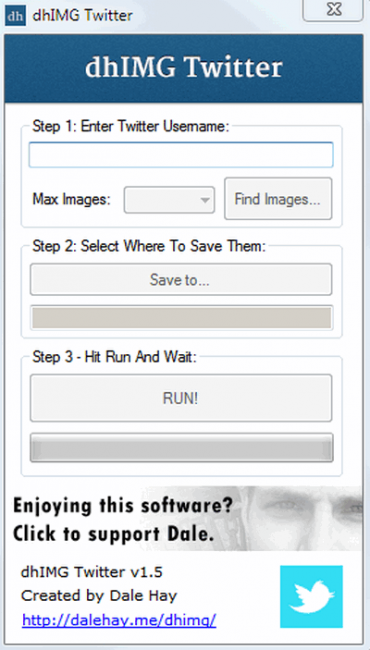 โปรแกรมโหลดรูปทวิตเตอร์ dhIMG Twitter โปรแกรมโหลดรูปทวิตเตอร์ dhIMG Twitter