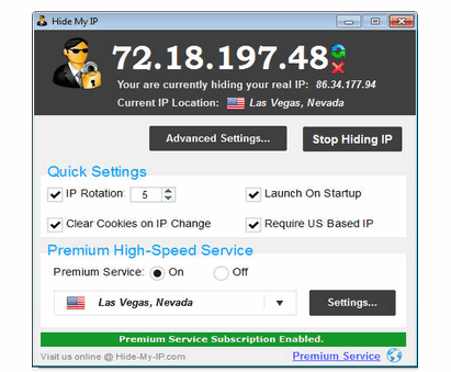 โปรแกรมซ่อนไอพี Hide My IP โปรแกรมซ่อนไอพี Hide My IP
