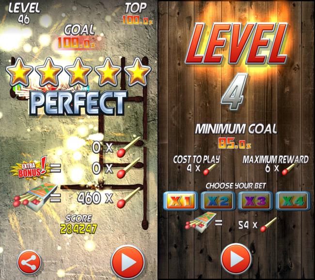 App เกมส์ไม้ขีดไฟ