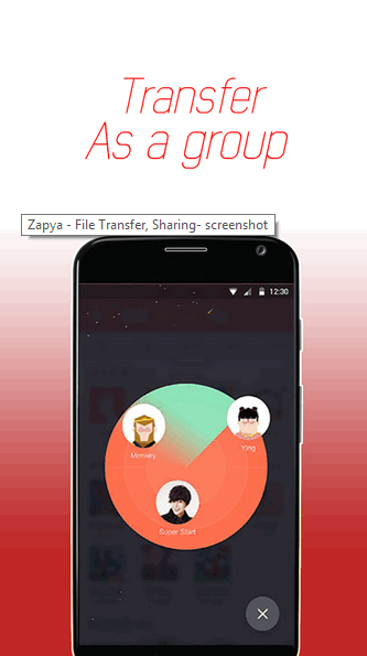 App แชร์ไฟล์ยอดฮิต Zapya