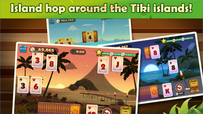 Solitaire TriPeaks (App เกมส์ไพ่โซลิแทร์ชายหาด) : Solitaire TriPeaks (App เกมส์ไพ่โซลิแทร์ชายหาด) :