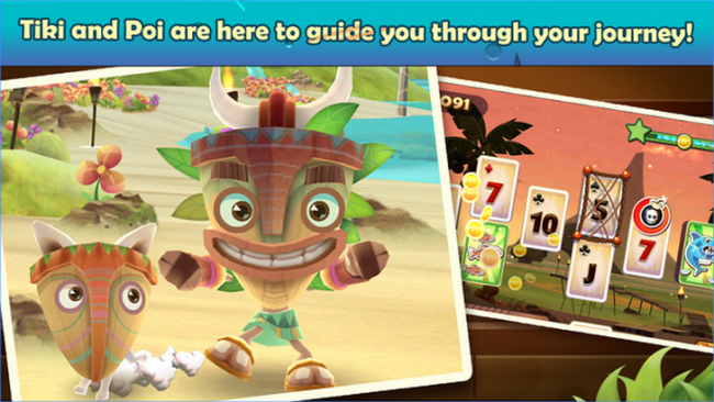 Solitaire TriPeaks (App เกมส์ไพ่โซลิแทร์ชายหาด) : Solitaire TriPeaks (App เกมส์ไพ่โซลิแทร์ชายหาด) :