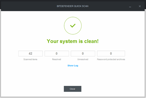 โปรแกรมสแกนไวรัส BitDefender Total Security