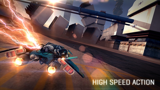 App เกมส์ขับยานรบอวกาศ Breakneck