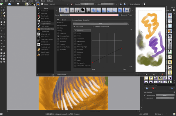 โปรแกรมวาดรูป แต่งรูป Calligra Krita โปรแกรมวาดรูป แต่งรูป Calligra Krita