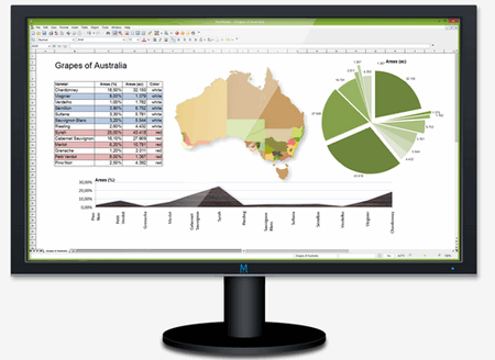 โปรแกรมสเปรดชีต SoftMaker Office