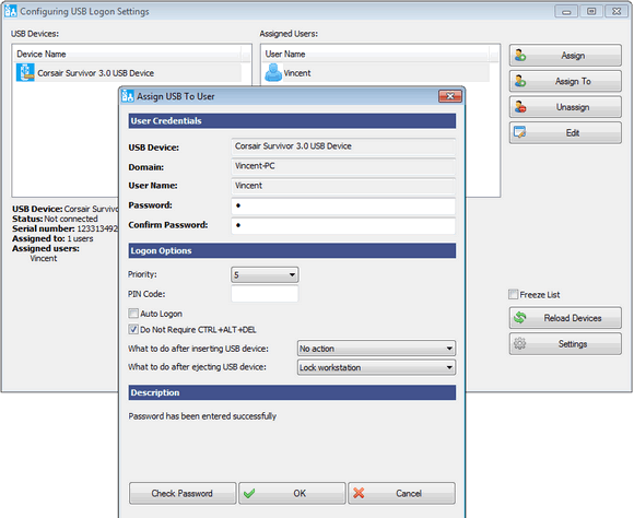 โปรแกรมกุญแจเข้าวินโดวส์ VSUsbLogon