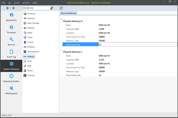 โปรแกรมดูข้อมูลคอมพิวเตอร์ NetCrunch WMI Tools โปรแกรมดูข้อมูลคอมพิวเตอร์ NetCrunch WMI Tools