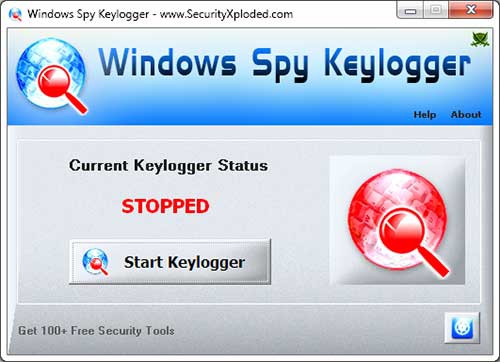 โปรแกรมดักจับข้อมูลลับในคอมพิวเตอร์ Windows Spy Keylogger โปรแกรมดักจับข้อมูลลับในคอมพิวเตอร์ Windows Spy Keylogger