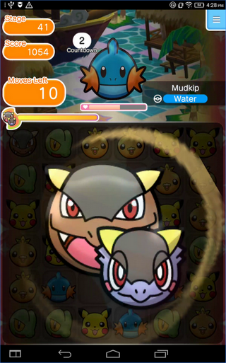 เกมส์ Pokémon Shuffle Mobile