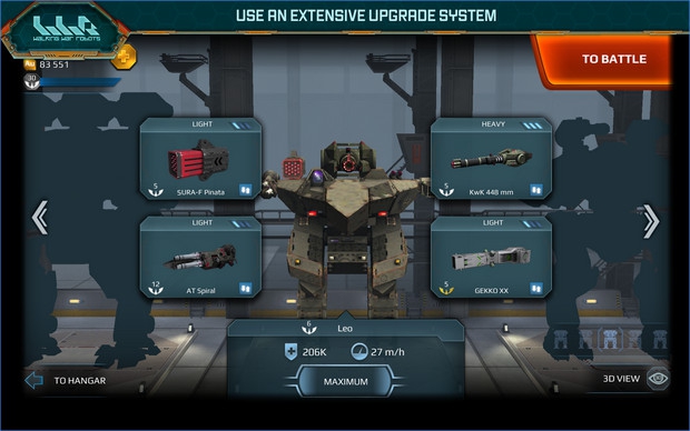 เกมส์ Walking War Robots เกมส์ Walking War Robots
