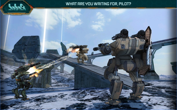 Walking War Robots (App เกมส์สงครามจักรกลถล่มเมือง) : 