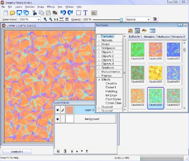 โปรแกรมทำรูปวอลล์เปเปอร์ Imagelys Picture Styles