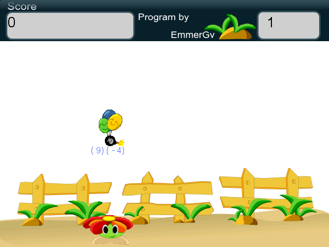 เกมส์คูณเลข หารเลข Fire Ball