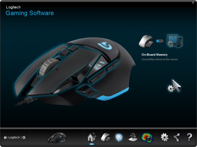 โปรแกรมปรับแต่งอุปกรณ์เกมมิ่งเกียร์  Logitech Gaming Software