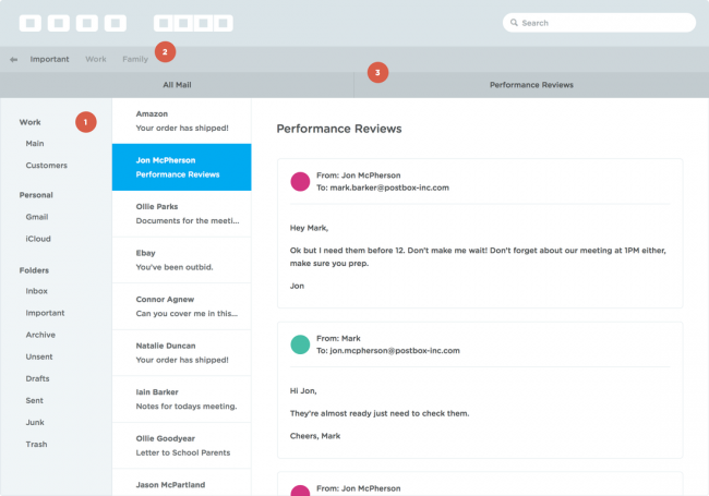 Postbox (โปรแกรม Postbox จัดการอีเมล ค้นหาอีเมลเร็ว) : 