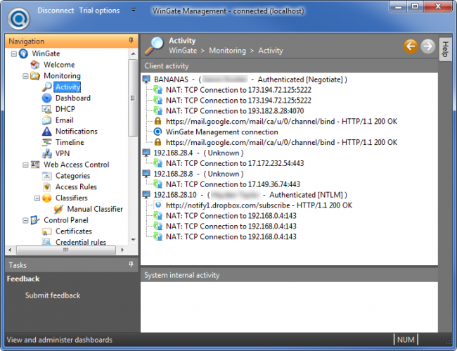 โปรแกรมพร็อกซี่เซิร์ฟเวอร์ WinGate Proxy Server โปรแกรมพร็อกซี่เซิร์ฟเวอร์ WinGate Proxy Server