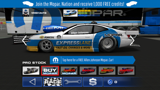 โหลดเกมส์ Mopar Drag N Brag