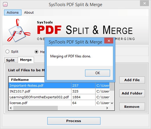 โปรแกรม SysTools PDF Split & Merge โปรแกรม SysTools PDF Split & Merge