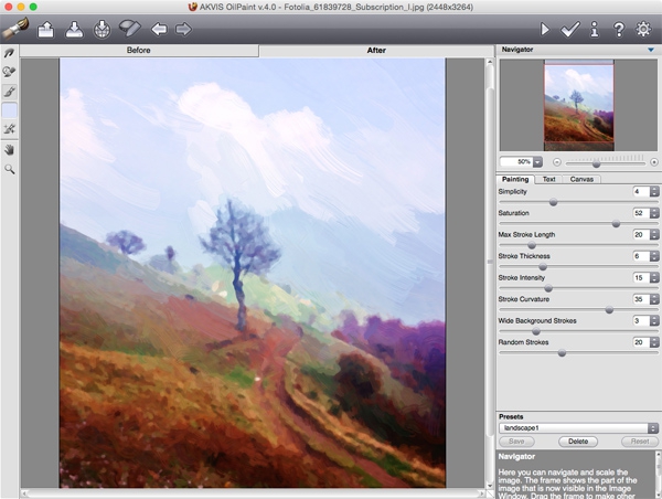 โปรแกรมเปลี่ยนภาพธรรมดา ให้เป็นภาพสีน้ำมัน AKVIS OilPaint โปรแกรมเปลี่ยนภาพธรรมดา ให้เป็นภาพสีน้ำมัน AKVIS OilPaint