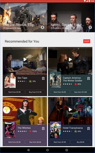 Google Play Movies and TV (App ดูหนัง ดูทีวี จาก กูเกิ้ล) : 