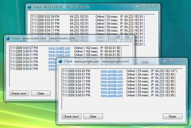 โปรแกรมดูเน็ตเวิร์ค EasyNetMonitor