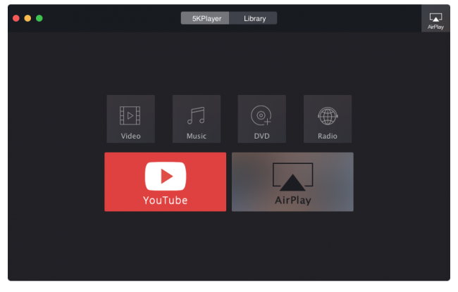 โปรแกรมดูหนัง 5KPlayer 